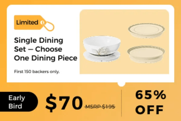 Limited Early Bird || Single Dining Set