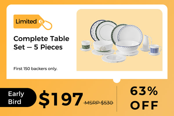Limited Early Bird || Complete Table Set