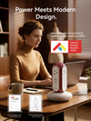 MiaoLab Tower Extension Cord – 4 Outlet US Power Strip with USB-C