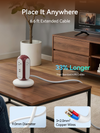 MiaoLab Tower Extension Cord – 4 Outlet US Power Strip with USB-C