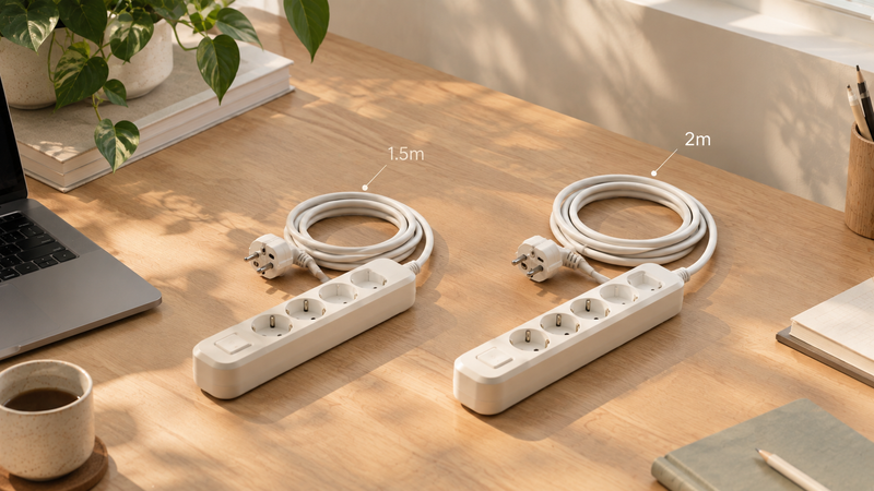 1.5m vs. 2m Power Strip Cables: Which Length Is Better?