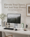 MiaoLab Tower Extension Cord – 3680W High Power, 6 AC Outlets, desk setup
