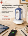 MiaoLab EU Schuko power strip with intelligent power distribution for USB-C charging