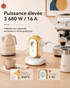MiaoLab EU Schuko tower power strip supporting up to 3680W and 16A