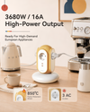 MiaoLab Tower Extension Cord – 3 Sockets & 2 USB-C EU Power Strip
