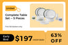 Limited Early Bird || Complete Table Set