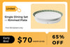 Limited Early Bird || Rimmed Plate