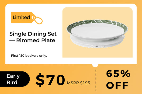 Limited Early Bird || Rimmed Plate