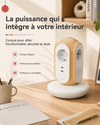 MiaoLab compact EU Schuko tower power strip designed for modern home interiors
