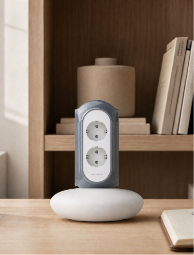 MiaoLab Tower Power Strips(Multiple Socket 6-Way with Switch)