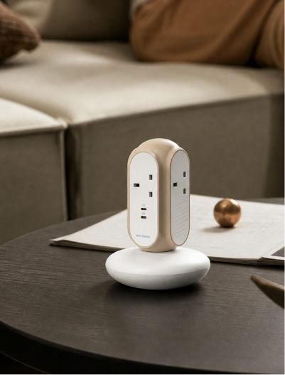 MiaoLab Tower Power Strips(2USB-C UK)