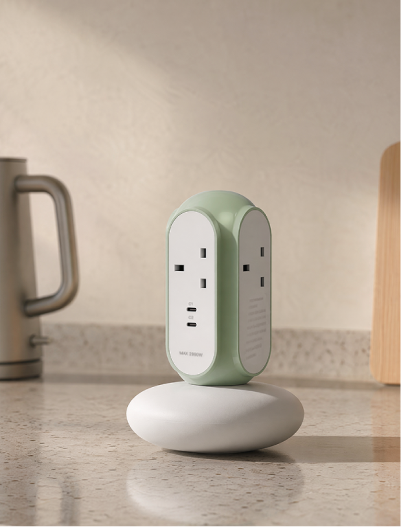 MiaoLab Tower Power Strips(2USB-C UK)