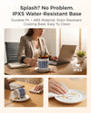MiaoLab cup warmer with IPX5 splash-resistant, stain-resistant base for easy cleaning