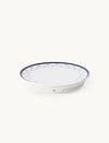 MiaoLab 11-inch blue thermostatic porcelain flat plate on electric warming base