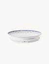 MiaoLab blue rimmed thermostatic porcelain plate on electric warming base